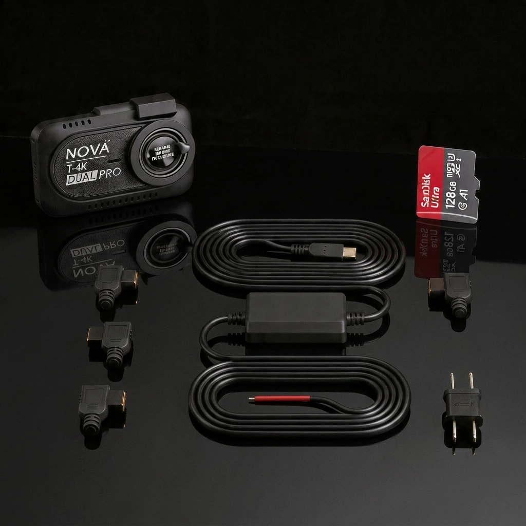 NOVA T-4K + SD Card + Hardwire Kit